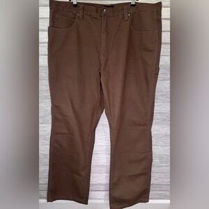Die Hard Cargo Jeans Pants Mens 42x32 Brown Carpenter Work